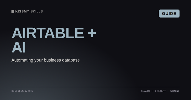 Airtable + AI: automatizzare il database della tua azienda