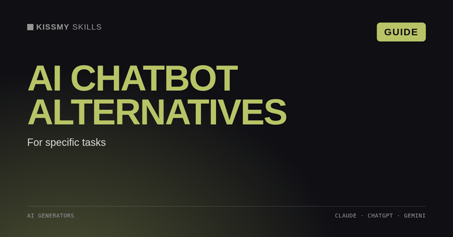 Beste AI-Chatbot-Alternativen zu ChatGPT für bestimmte Aufgaben