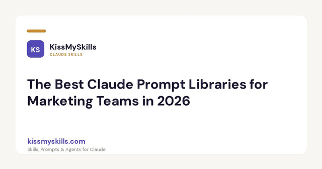 Le migliori librerie di prompt per Claude per i team di marketing nel 2026