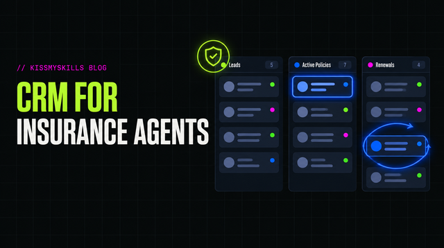 CRM para Agents de seguros: crea un embudo de clientes potenciales a pólizas que haga seguimiento de las renovaciones