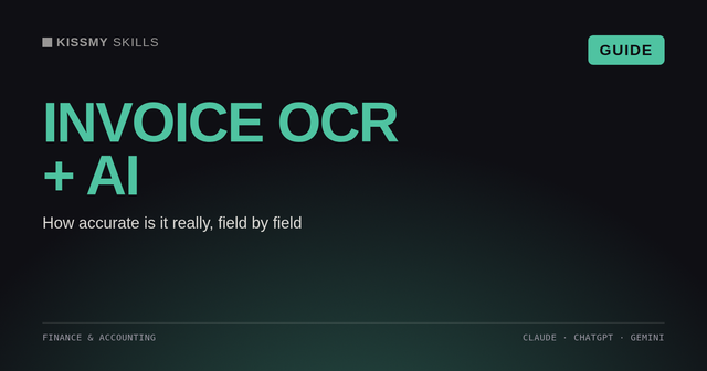 OCR delle fatture + AI: quanto è davvero accurato?