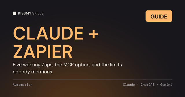 How to Connect Claude to Zapier: 5 Zaps That Do Real Work