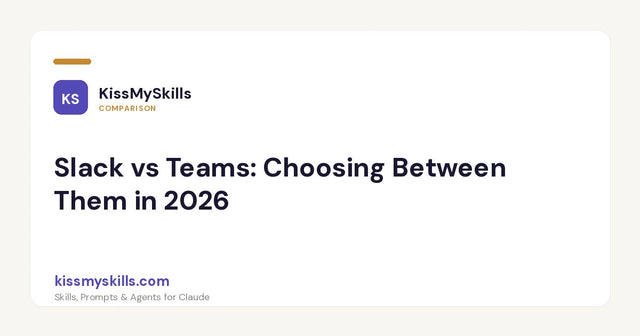Slack vs Teams: quale scegliere nel 2026