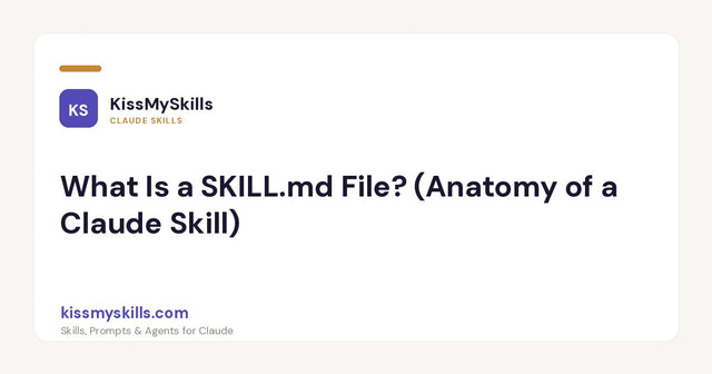 Was ist eine SKILL.md-Datei? (Anatomie eines Claude Skill)