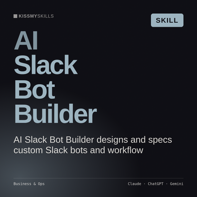 AI Slack 機器人建構代理程式