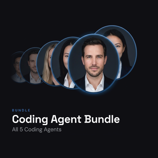 Coding-Agenten-Bundle — Alle 5 AI Coding Agents