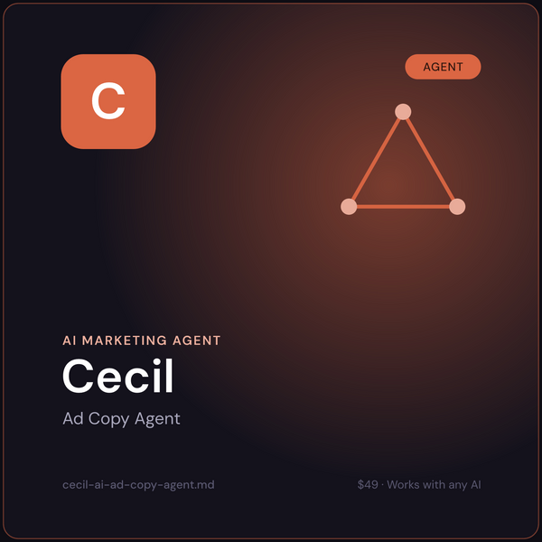 Cecil — AI Ad Copy Agent cover