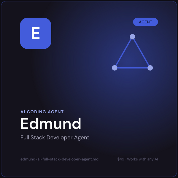 Edmund — AI Full Stack Developer Agent cover