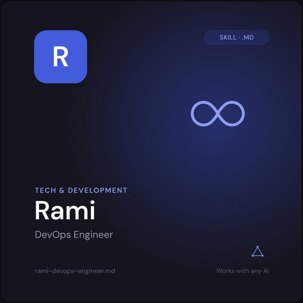 Rami — DevOps Engineer AI Skill cover