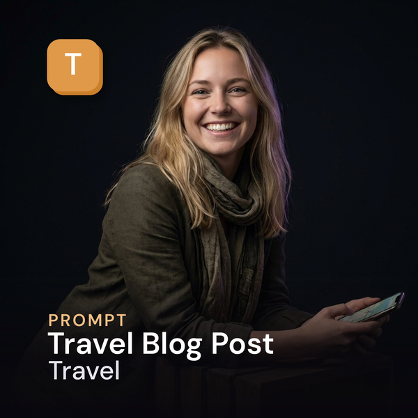 Travel Blog Post — Travel Prompt