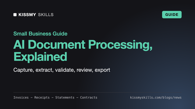 Procesamiento de documentos con AI explicado para pequeñas empresas (2026)