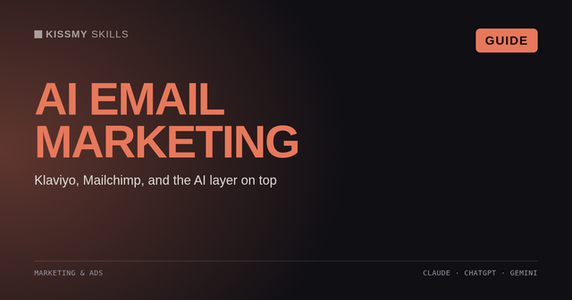 AI-E-Mail-Marketing-Tools: Klaviyo, Mailchimp und die darüberliegende AI-Ebene
