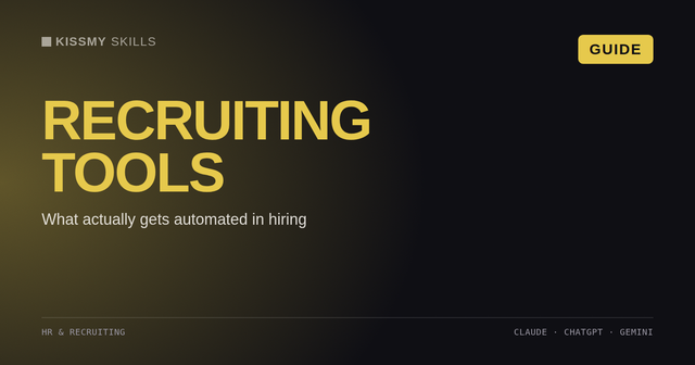 I migliori strumenti di recruiting AI nel 2026 (e cosa automatizzano davvero)