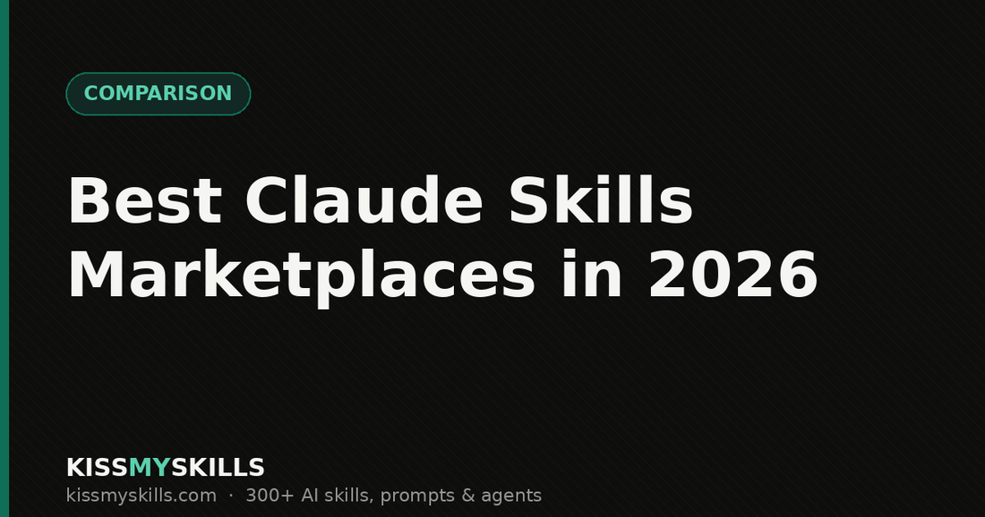 Best Claude Skills Marketplaces in 2026 — comparison