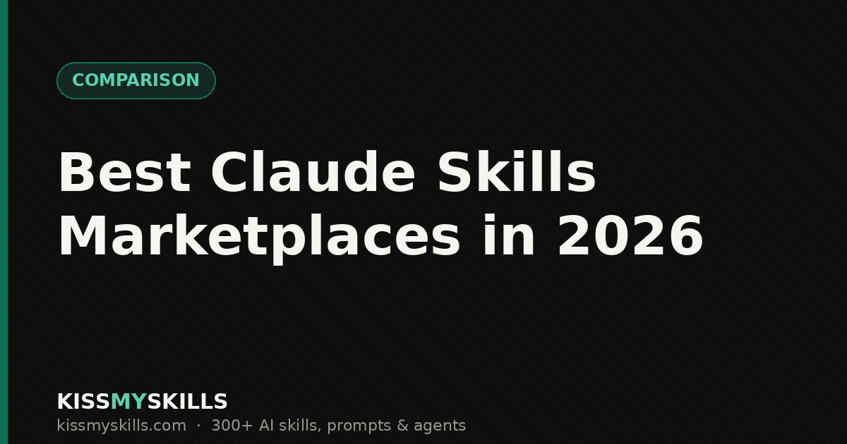 Best Claude Skills Marketplaces in 2026 — comparison