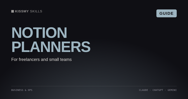 I migliori modelli di pianificazione Notion per freelance e piccoli team