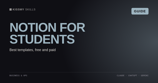 I migliori modelli di Notion per studenti nel 2026 (gratuiti e a pagamento)