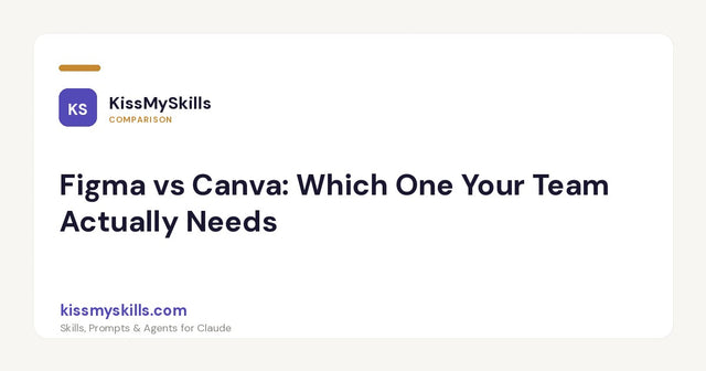 Figma vs Canva: di quale ha davvero bisogno il tuo team