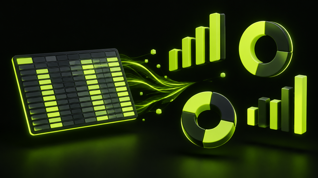 AI-Dashboard-Generatoren: Eine CSV-Datei in ein Dashboard umwandeln