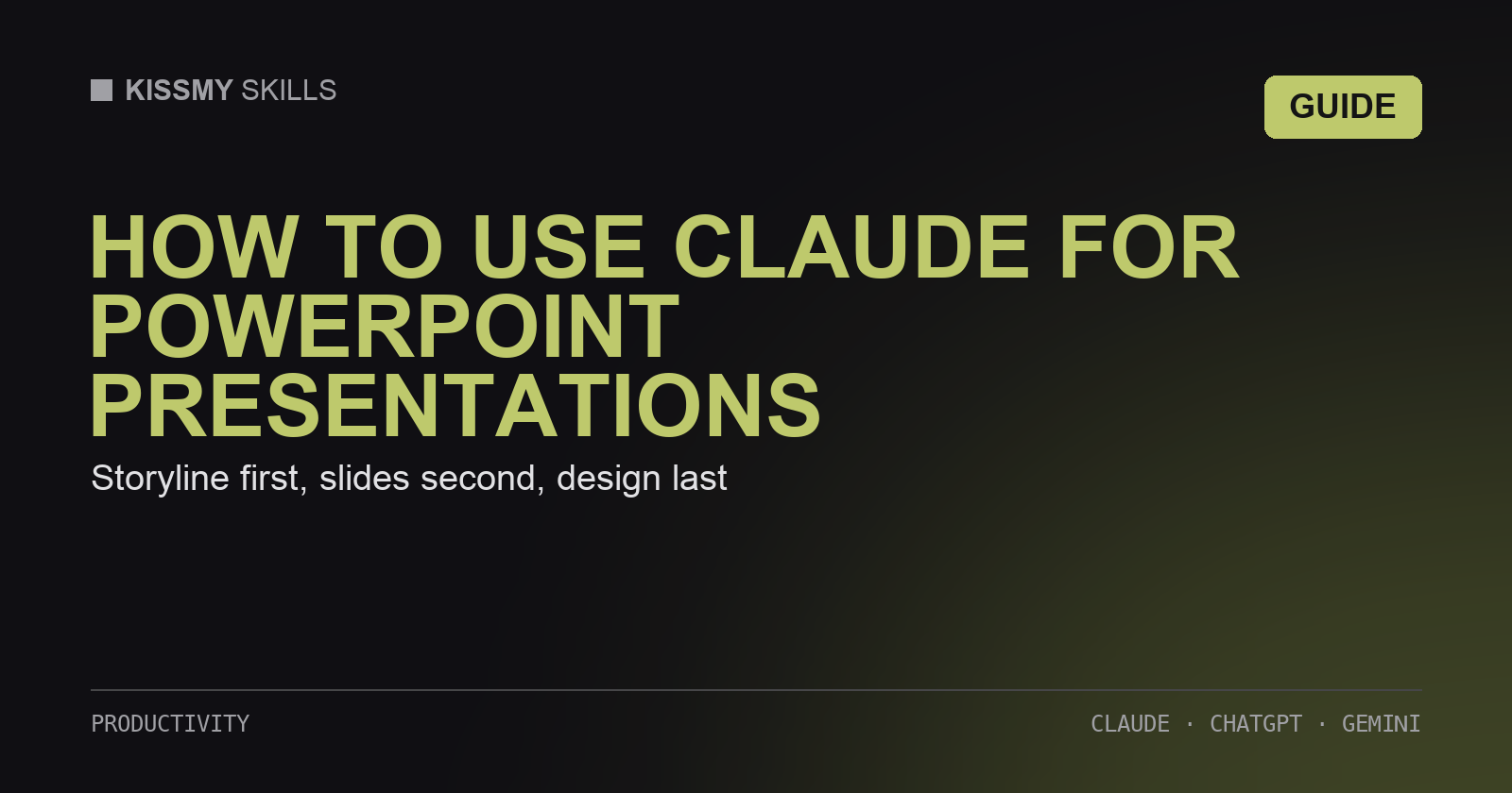 How to Use Claude for PowerPoint Presentations