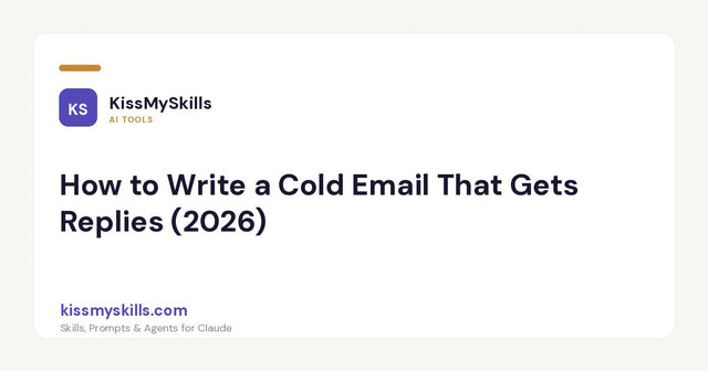 Come scrivere un’e-mail a freddo che riceva risposte (2026)