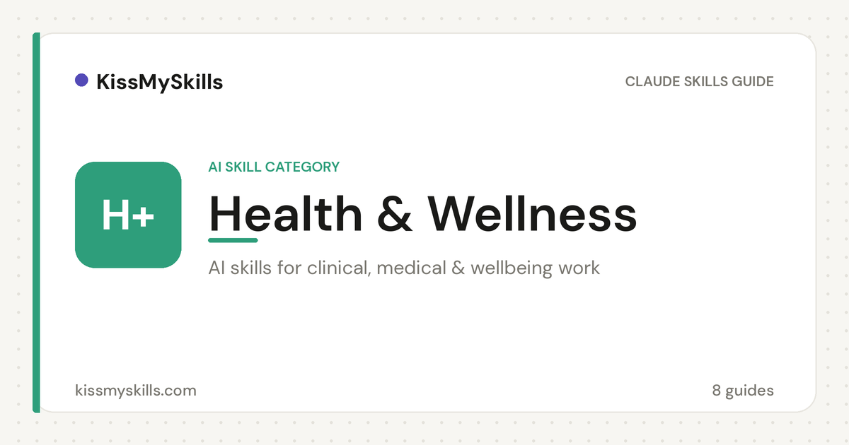 How to Use Claude as a Medical Writer: The Nora Skill Guide | KissMySkills