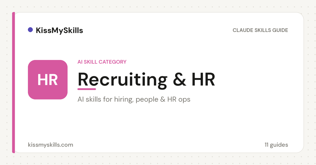 AI HR Prompts: 15 Prompts for Hiring, Onboarding & People Ops | KissMySkills