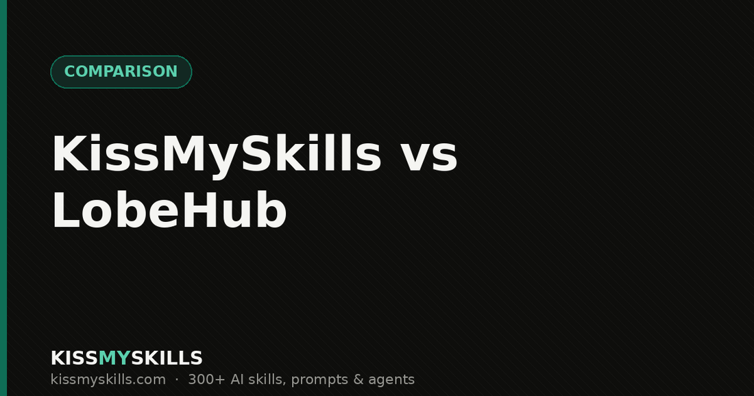 KissMySkills vs LobeHub comparison