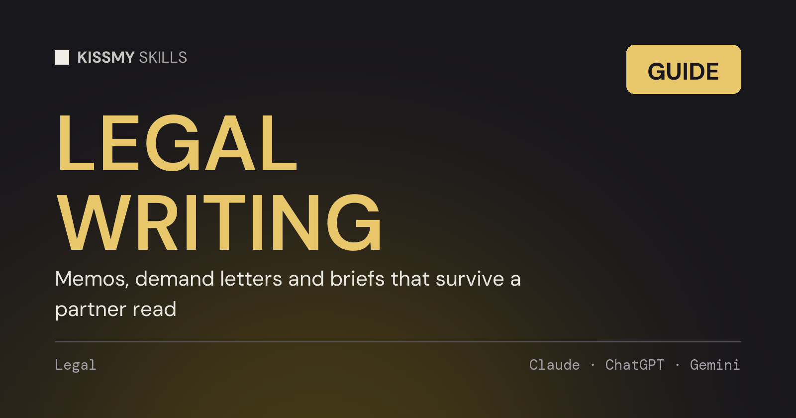 How to Use Claude for Legal Writing: Memos, Letters, Briefs
