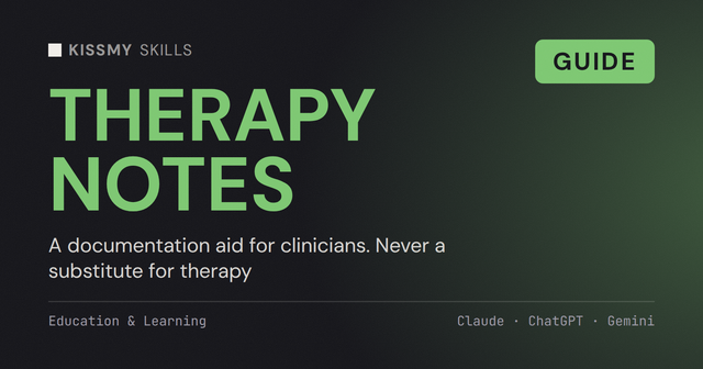 How to Use Claude as a Therapist's Documentation Aid: The Sophia Skill Guide