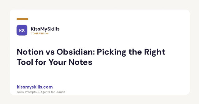 Notion vs Obsidian: scegliere lo strumento giusto per i tuoi appunti