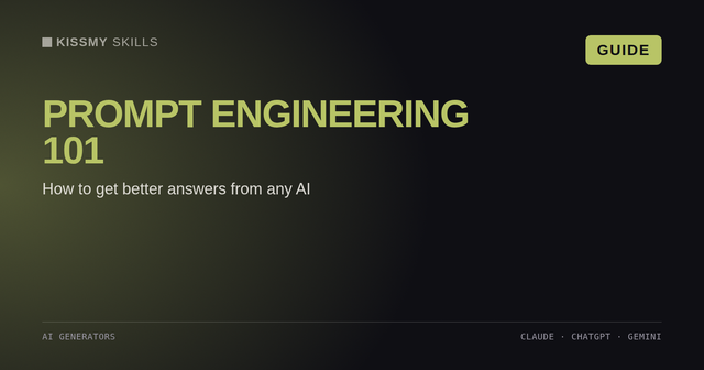 Prompt-Engineering 101: So erhalten Sie bessere Antworten von jeder AI
