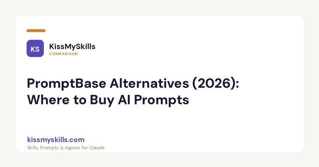 PromptBase-Alternativen (2026): Wo man AI-Prompts kaufen kann