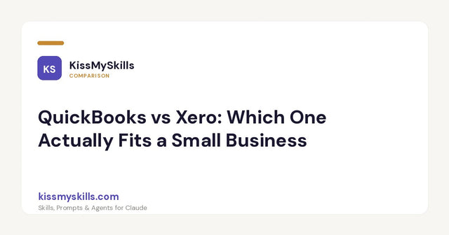 QuickBooks vs Xero: quale si adatta davvero a una piccola impresa