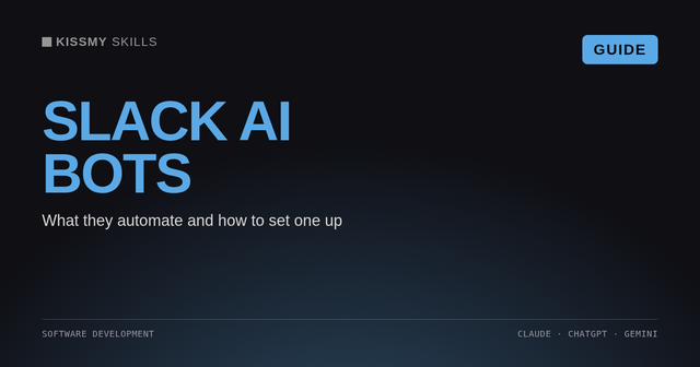 Bot AI di Slack: cosa automatizzano e come configurarne uno