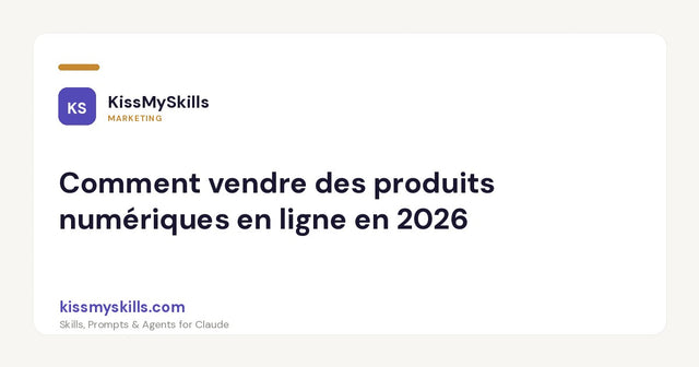 Come vendere prodotti digitali online nel 2026