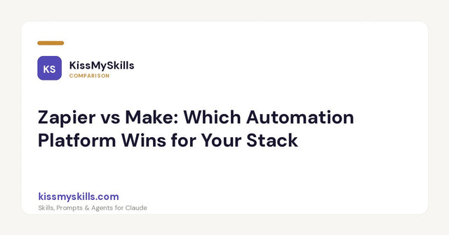 Zapier vs Make: quale piattaforma di automazione è la migliore per il tuo stack