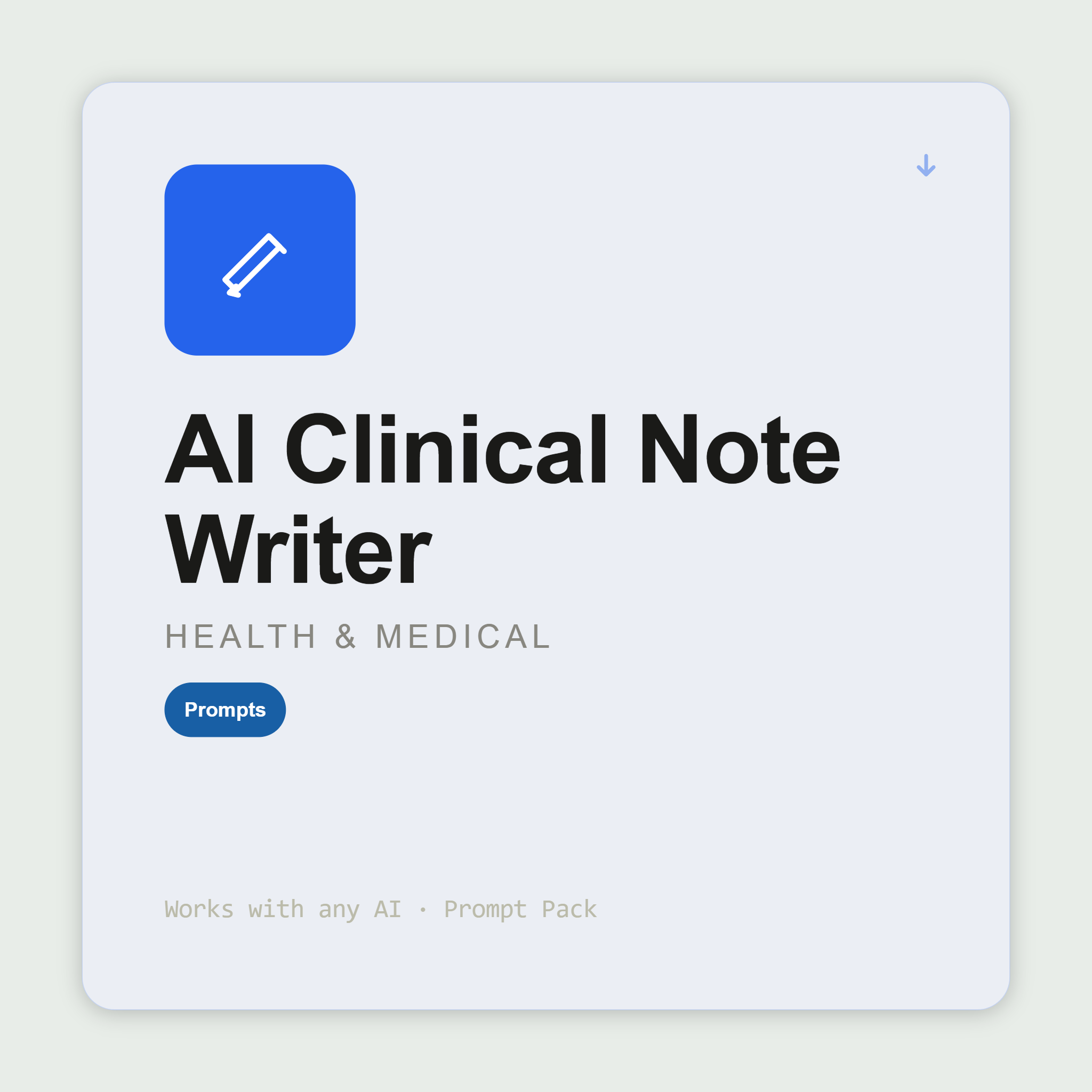 AI Clinical Note Writer