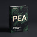 Private Equity Associate Claude skill by KissMySkills, deep banknote green ink-cloud cover with the monogram PEA