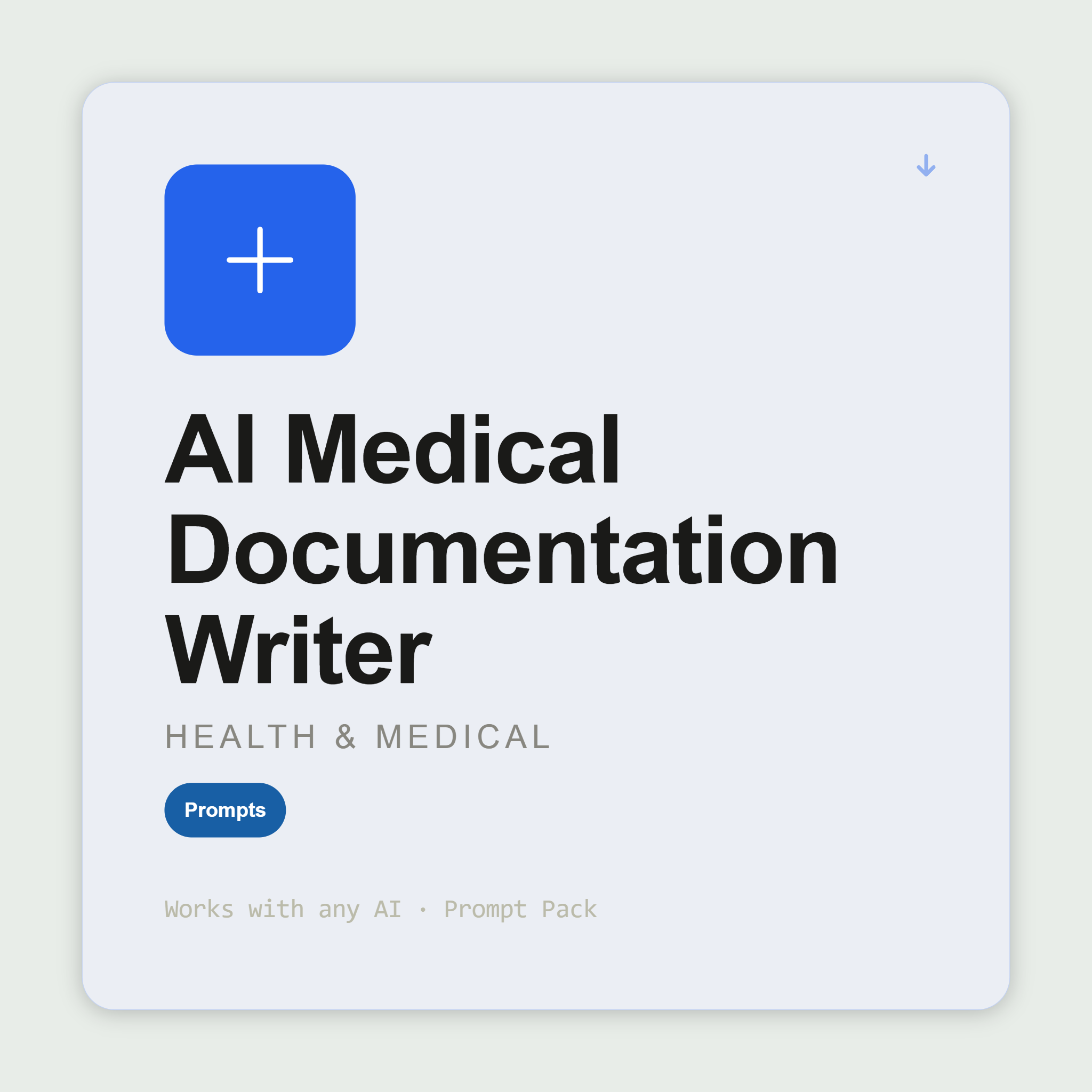 AI Medical Documentation Writer
