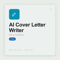 Write targeted cover letters — formal, email, LinkedIn — specific to the role, evidenced from your CV, with recruiter notes. Works with Claude & ChatGPT.