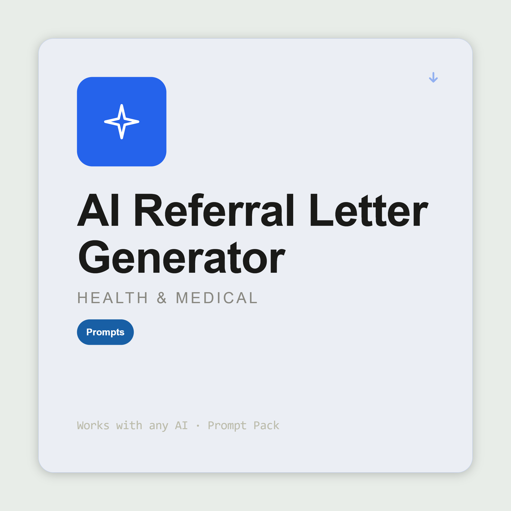 AI Referral Letter Generator