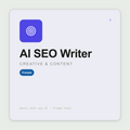 Write SEO-optimised articles — title tag, featured snippet block, FAQ schema, internal links — structured for search intent. Works with Claude & ChatGPT.