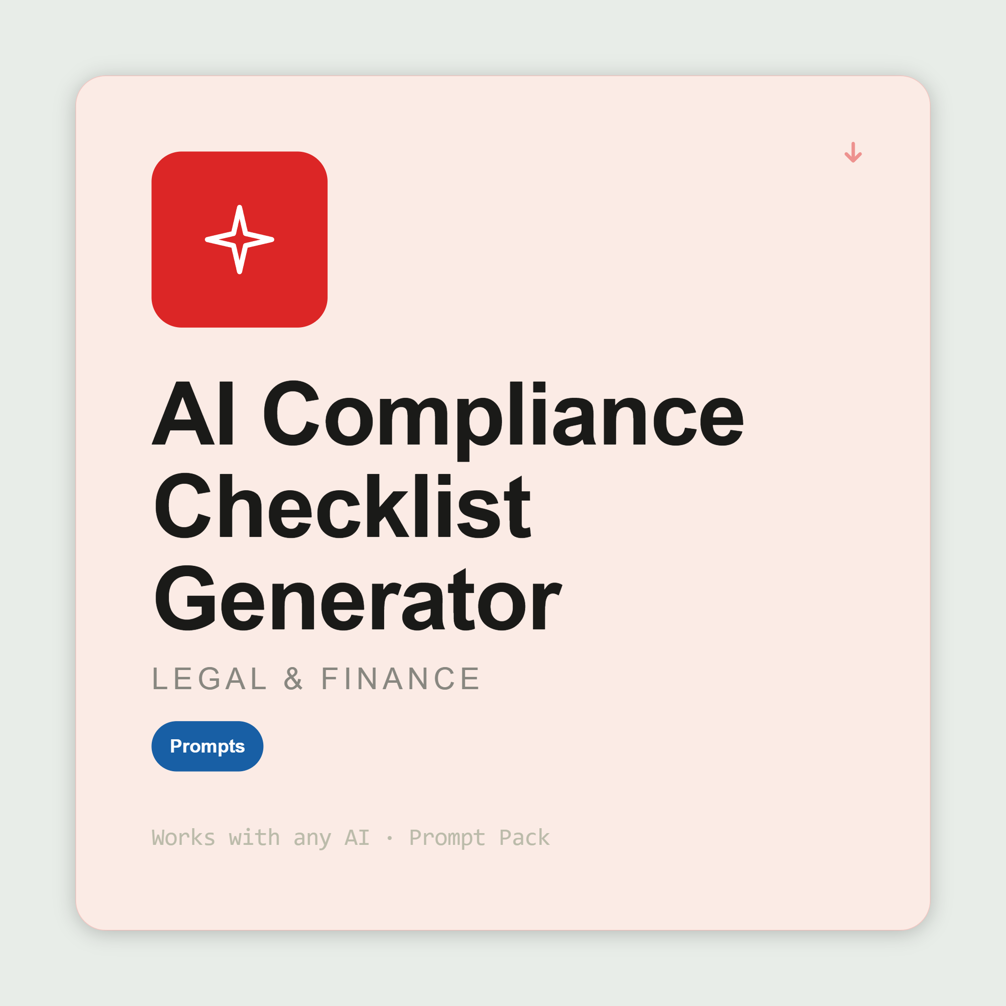 AI Compliance Checklist Generator