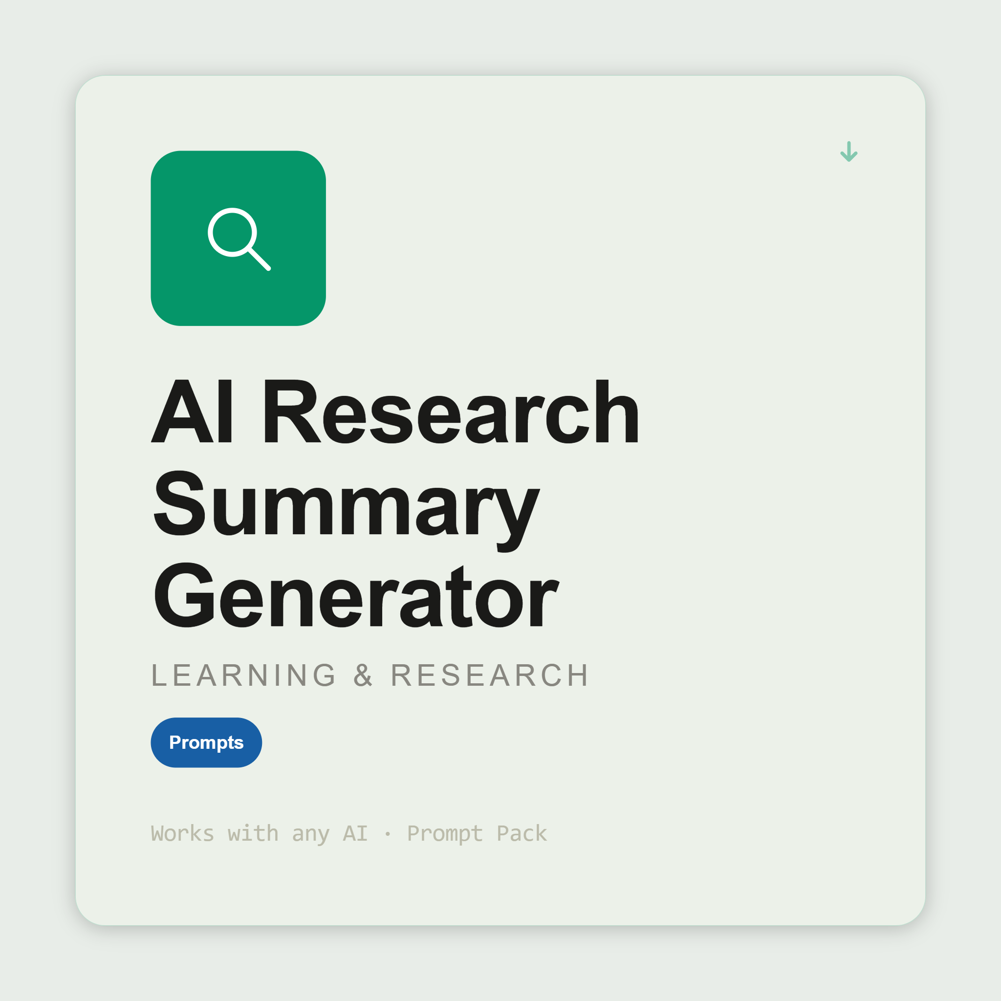 Extract research findings, methodology, quality ratings and limitations from academic papers. Works with Claude & ChatGPT. Instant use.
