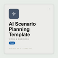 Build best, base, and downside scenarios with drivers, decision triggers, and contingency plans for any strategic decision. Works with Claude & ChatGPT. Instant use.