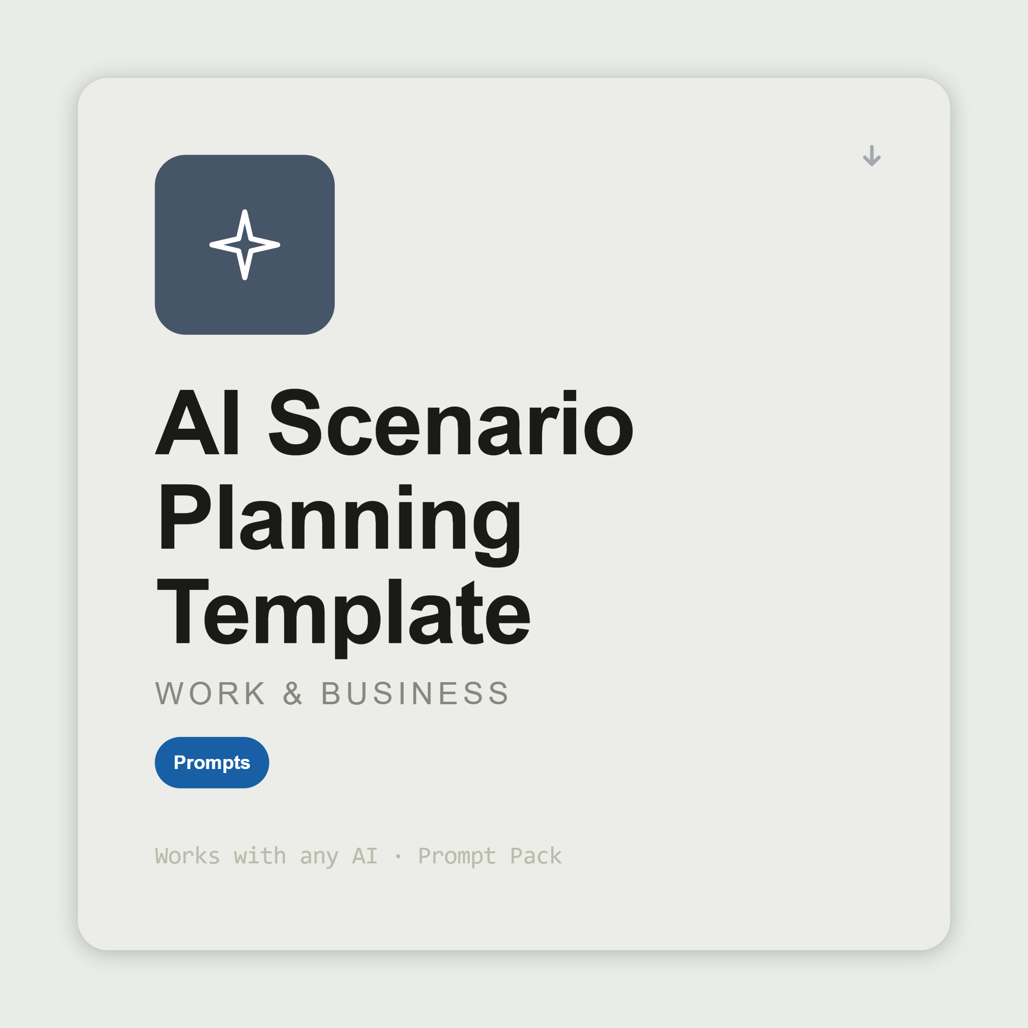 Build best, base, and downside scenarios with drivers, decision triggers, and contingency plans for any strategic decision. Works with Claude & ChatGPT. Instant use.