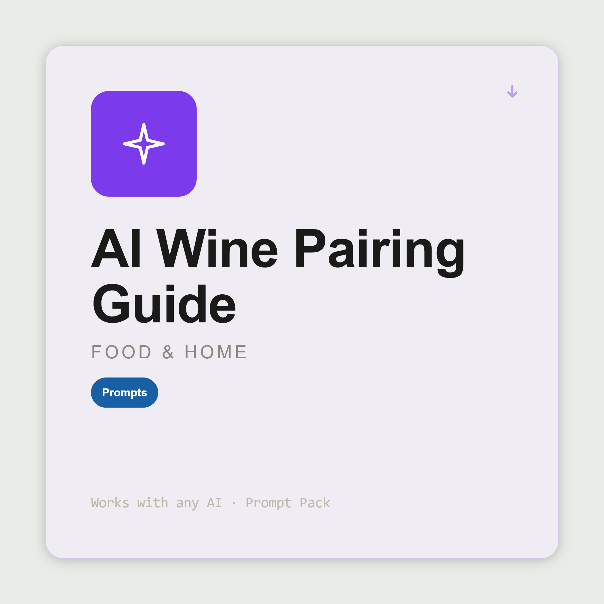Get specific wine recommendations for any dish — named varieties, regions, flavour rationale, at your budget. Works with Claude & ChatGPT. Instant use.