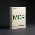 Market & Credit Risk Modeler Claude skill by KissMySkills, cream banknote laid-paper cover with the monogram MCR
