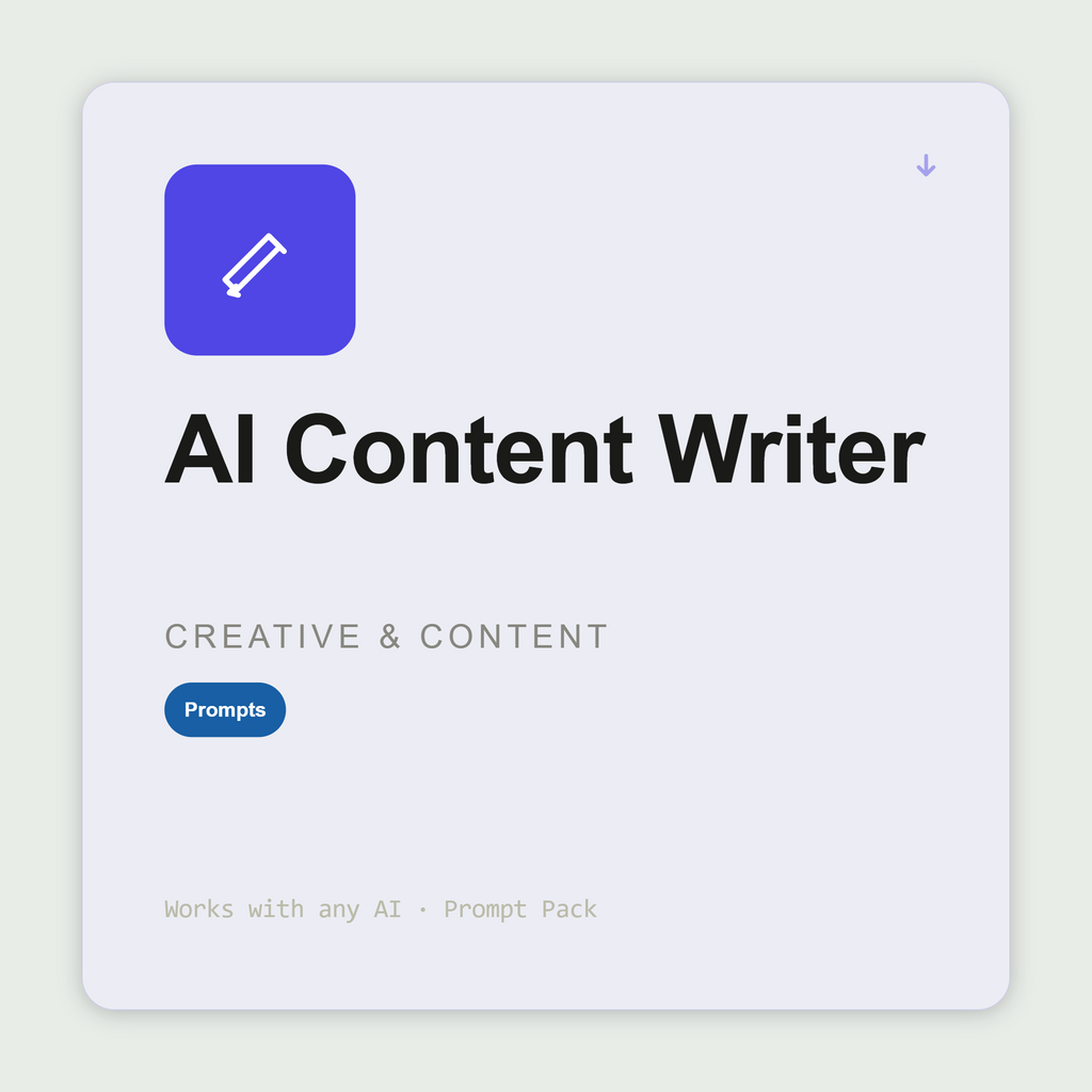 Write on-brand website copy — homepage, about, services, pricing, careers — specific to your business. Works with Claude, ChatGPT & more. Instant use.